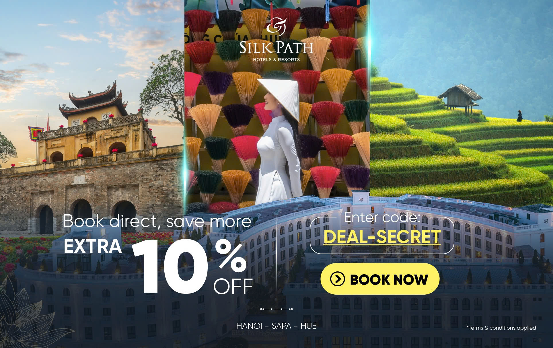 Silk Path Hotels & Resorts | Hotel deals & promotions in Vietnam: Hanoi, Hue, Sapa