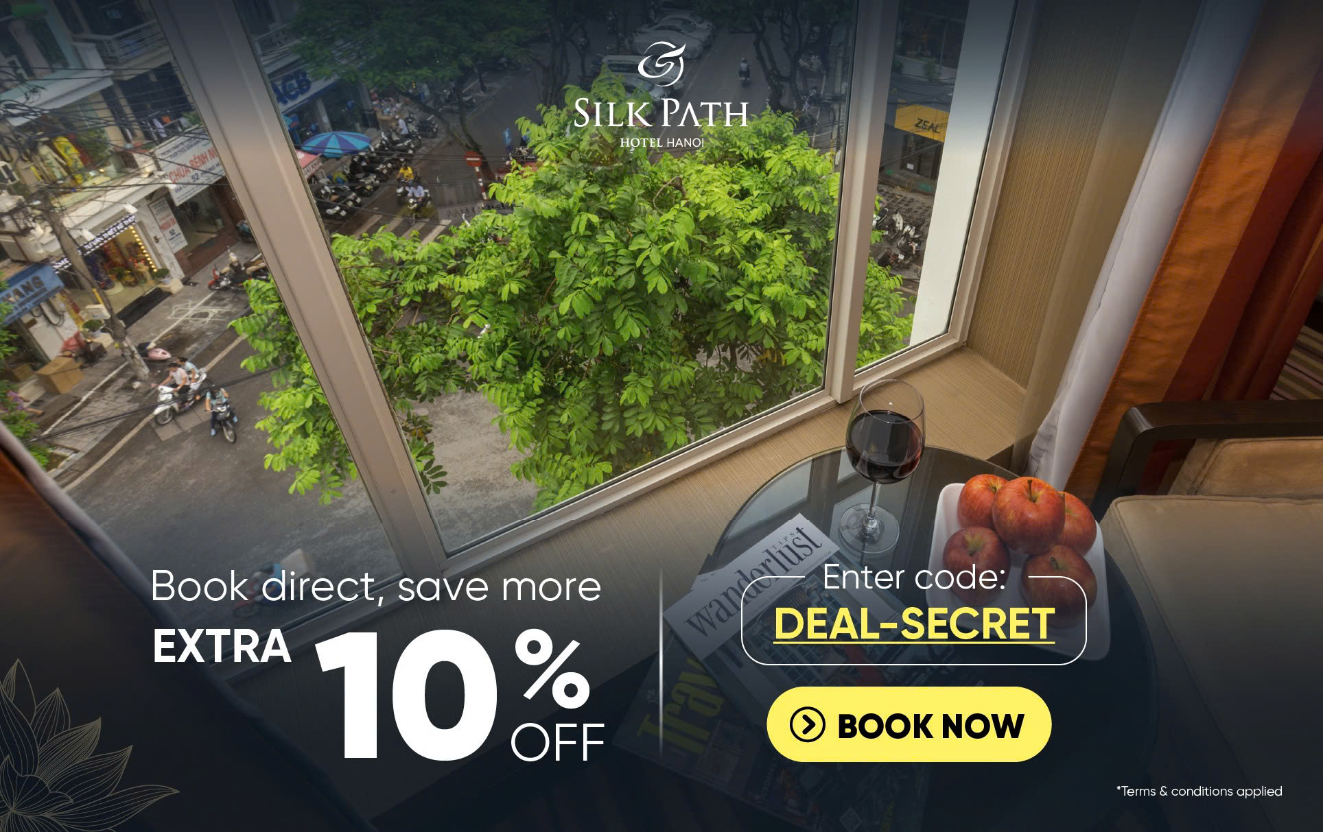 Silk Path Hotel Hanoi - Special promotion for hotels in Hanoi Old Quarter, Vietnam - SECRET DEAL | Book direct Save more